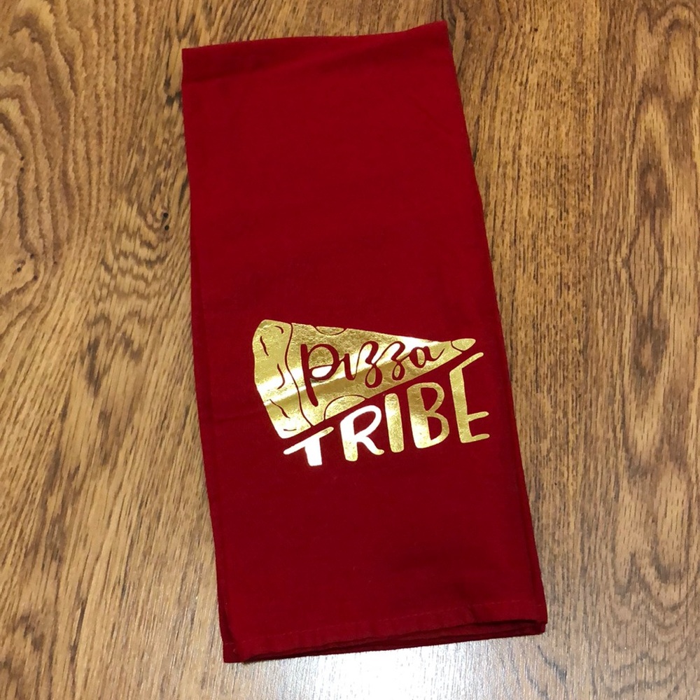 Decorative kitchen towel - “Pizza Tribe”
